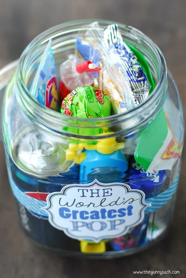 Gift In A Jar For Father's Day