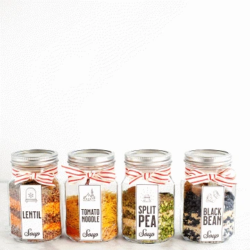 Not all holiday gifts need to be ooey gooey sweet. Savory holiday gifts are just as lovely, sometimes even more so. I personally have been off sugar for 3 months now and I’m really nervous for the holiday season to arrive. Having the house fill up with sweets is NOT what I’m wishing for this Christmas. I would LOVE to get one of these Ball® Sharing Jar soup mixes as a gift. Not only are they soothing to the soul, but they are also good for you as well. - WhipperBerry @ballcanning #soupinajar #printabletags #souprecipe
